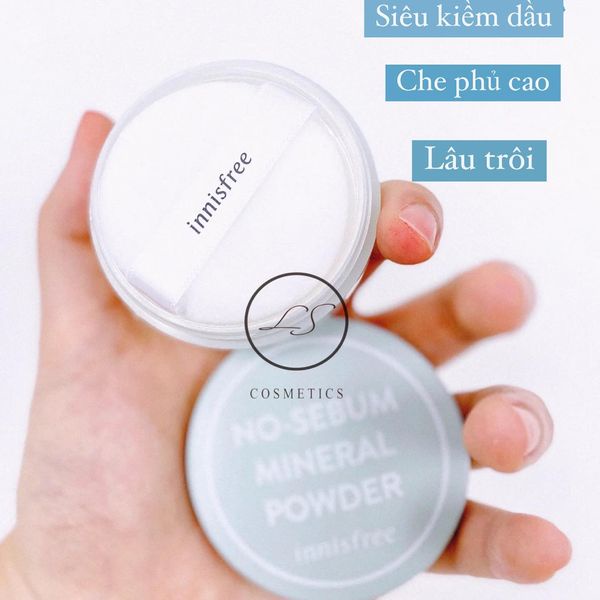 Phấn phủ bột kiềm dầu innisfree No Sebum Mineral Powder 5g LS