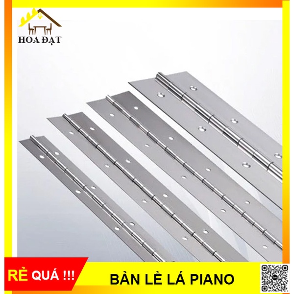 Bản Lề Lá Piano Bản 37mm, Inox 201 Độ Dày Cao Lên Tới 1 Ly