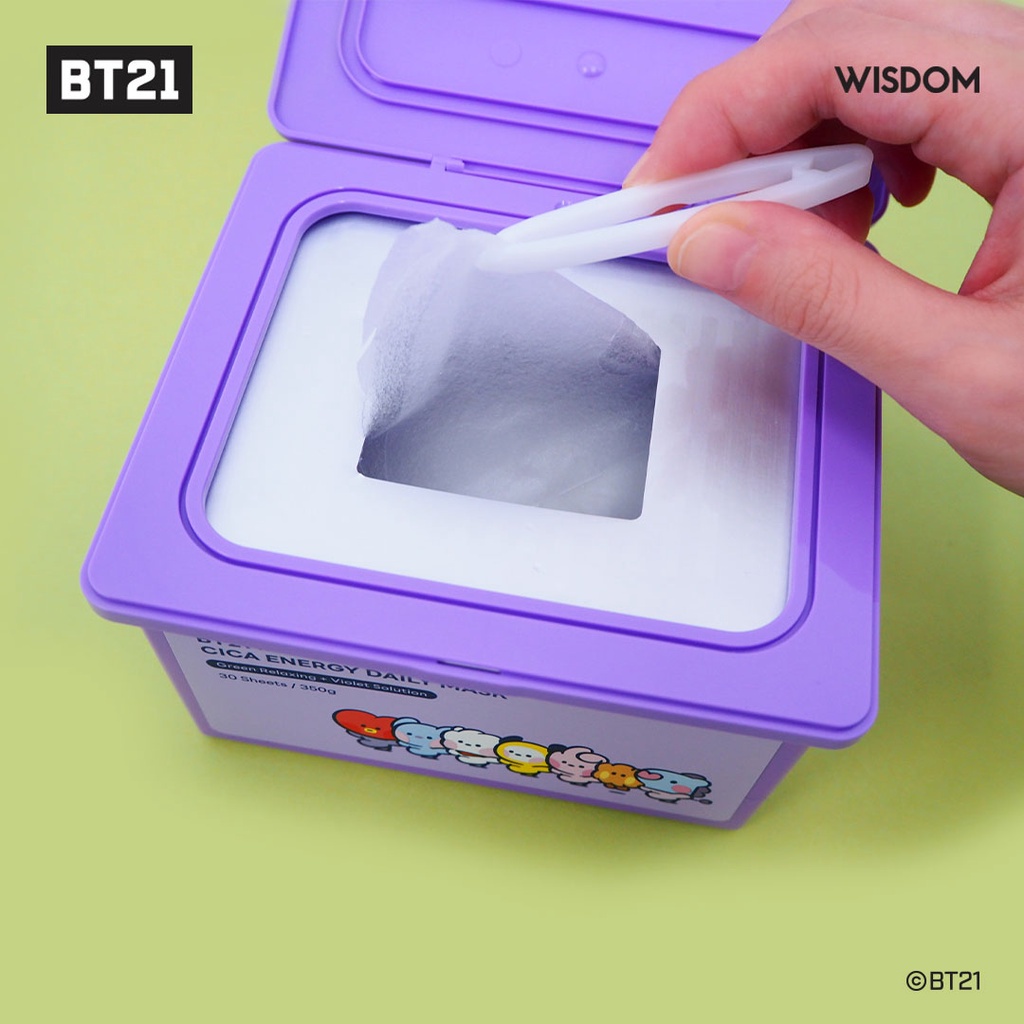 BT21 minini Gói Mặt Nạ Làm Dịu Da Hàng Ngày Của CICA Energy