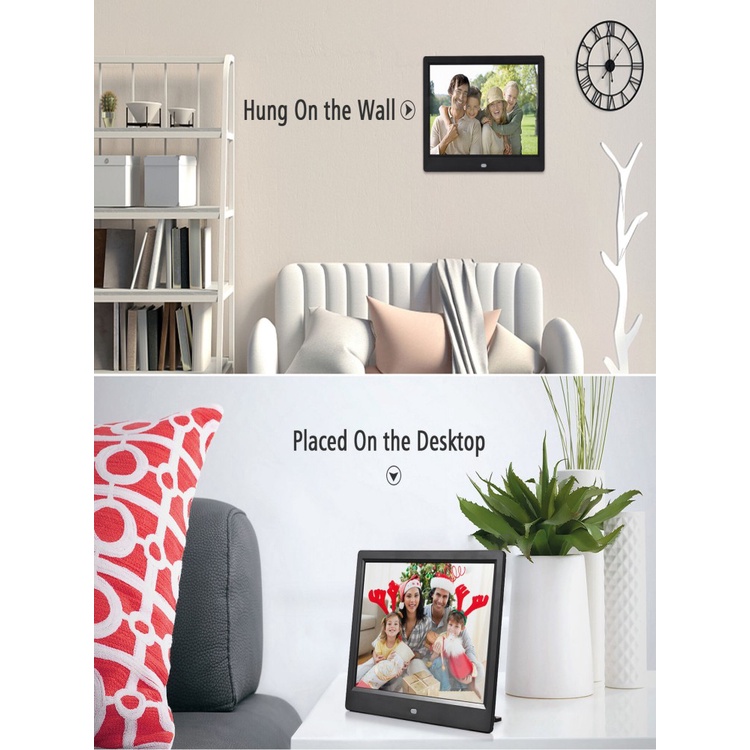 Khung Ảnh Kỹ Thuật Số 10.1 Inch 1024x600 HD Màn Hình LED Siêu Mỏng