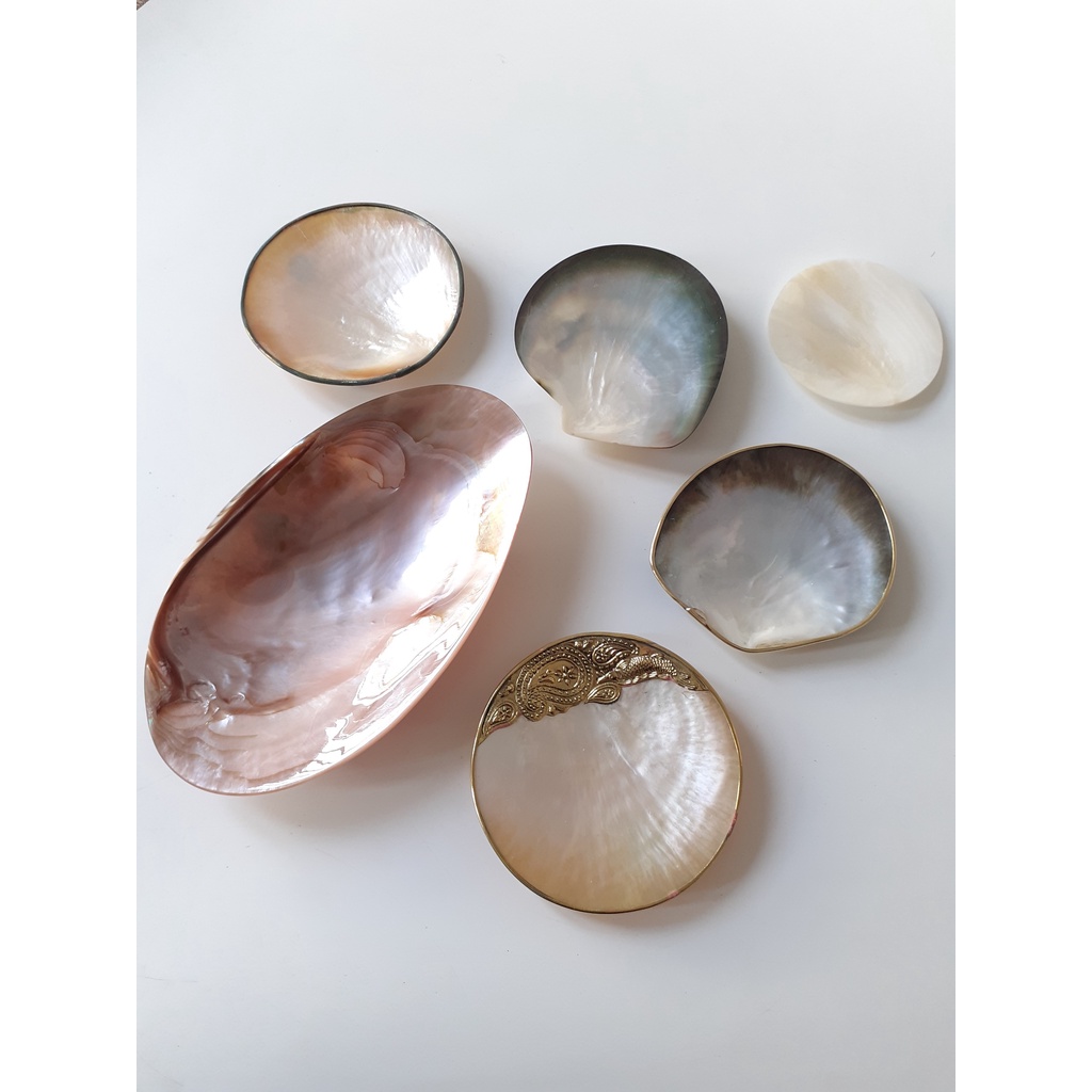 Đĩa trai hồng, đĩa xác đen, xác vàng Diềm Mạ Niken màu Vàng