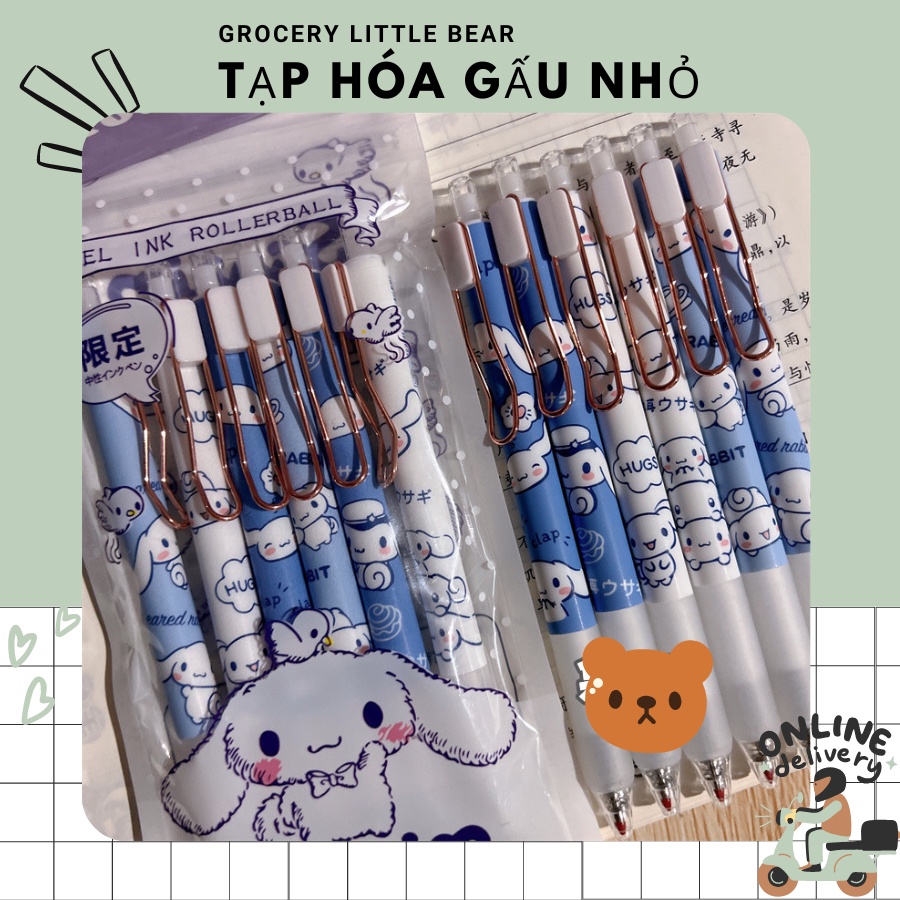 Bút bi gel SANRIO CINNAMOROL mực đen
