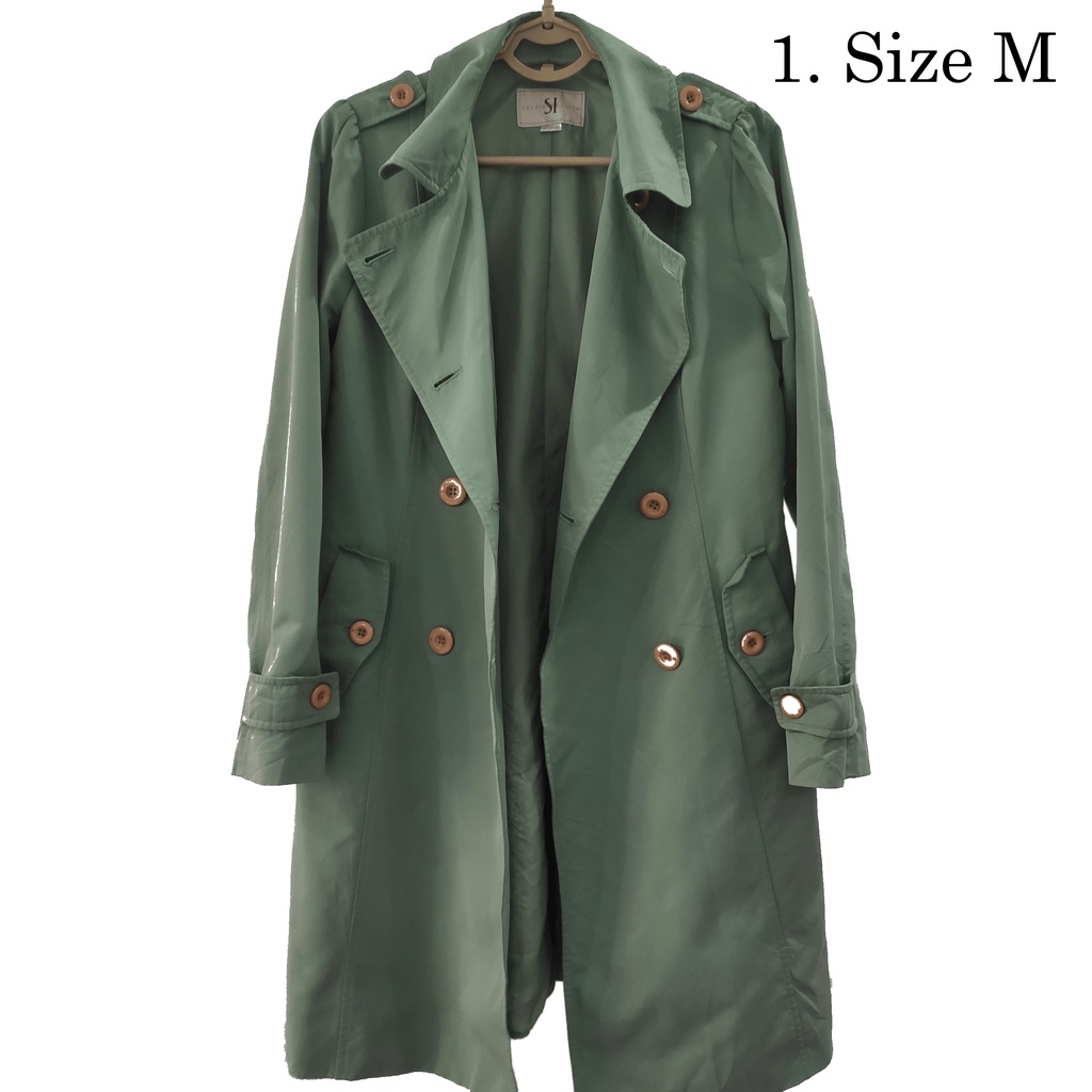 Áo măng tô kaki - trench coat nam, nữ secondhand - 2nd - loại 1 (Hơn 40 mẫu)