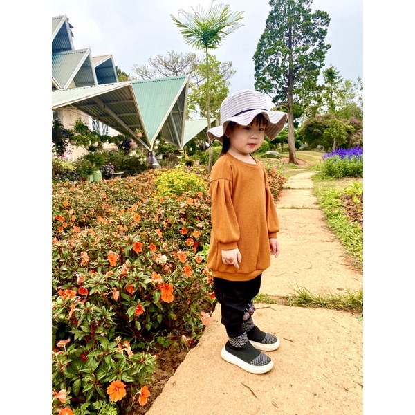 Áo váy tay bồng cho bé