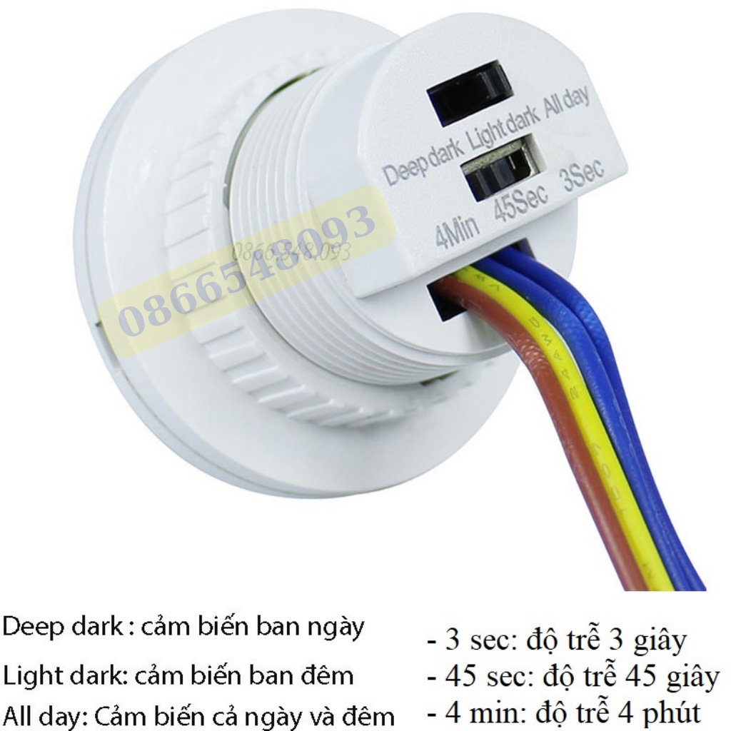 Công tắc mini cảm ứng chuyển động hồng ngoại YH-W30 bảo hành 6 tháng