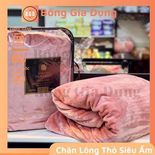 Chăn lông thỏ blanket siêu ấm, chăn tuyết xuất khẩu chăn 4 mùa hàng loại 1 cao cấp