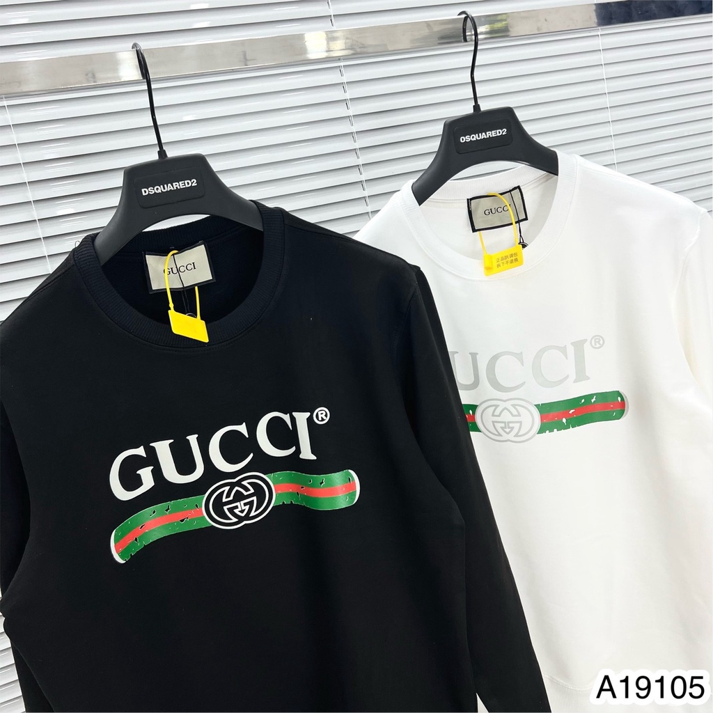 Áo Sweater GC basic Nam Nữ, áo nỉ Form rộng chất nỉ bông 1998.Luxury