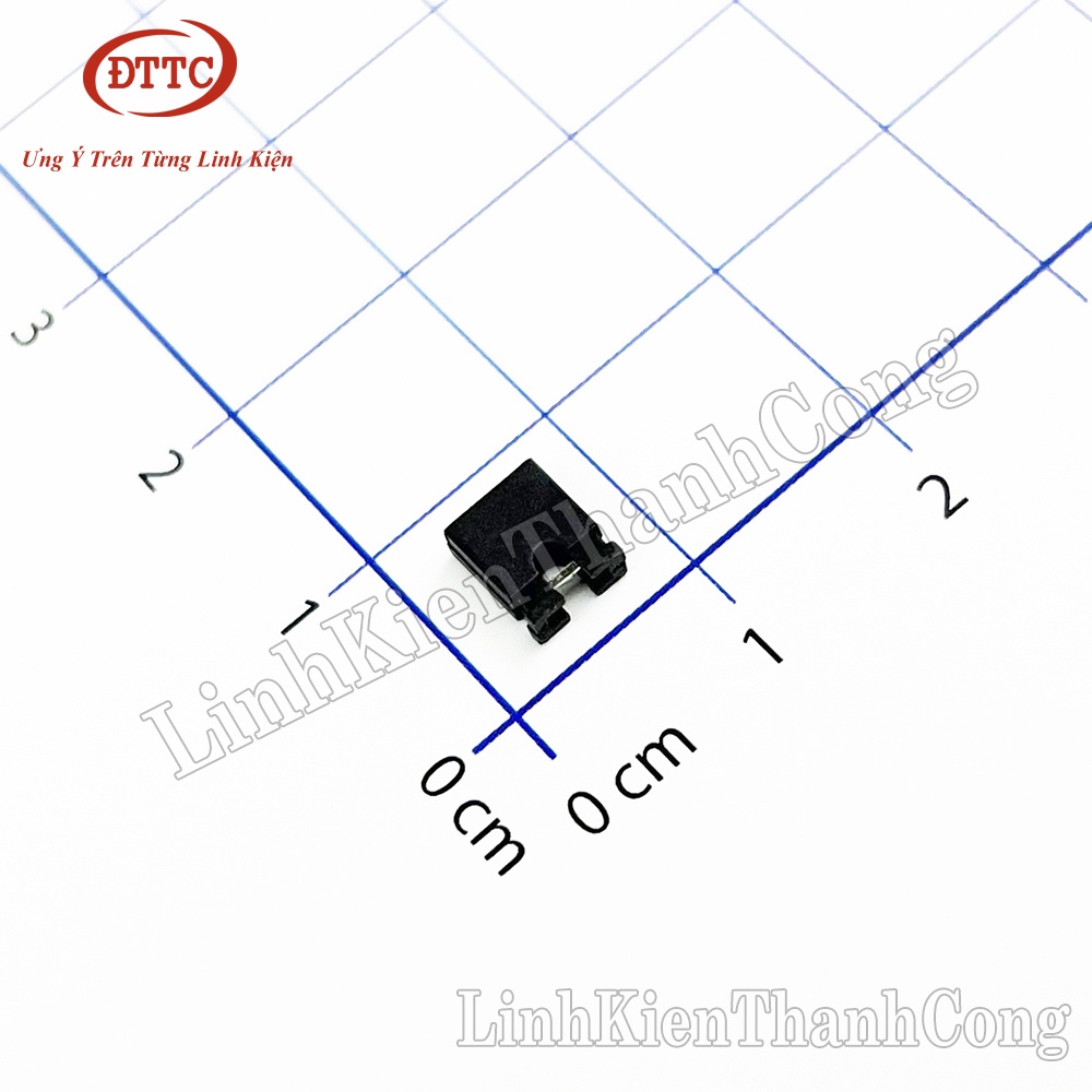 Bộ 5 Chiếc Jump Chốt 2.54mm Màu Xanh Dương, Màu Đen