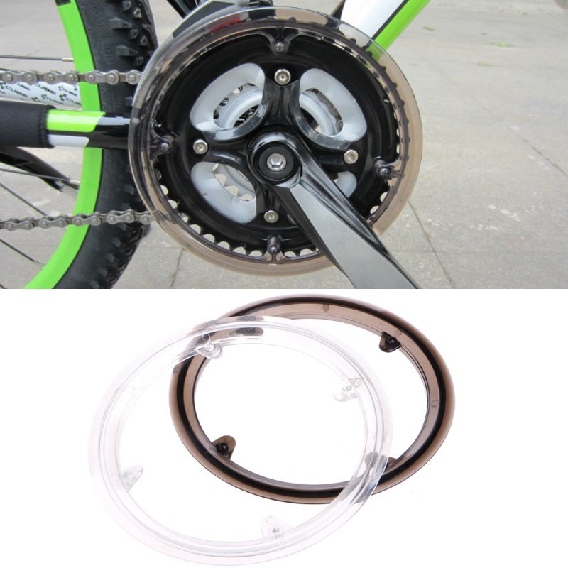 Che xích che đĩa xe đạp 42-46 răng màu nâu nhạt