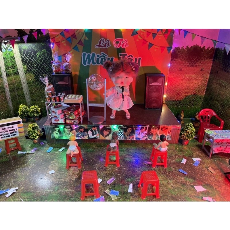 Mô hình bàn ghế 1/12