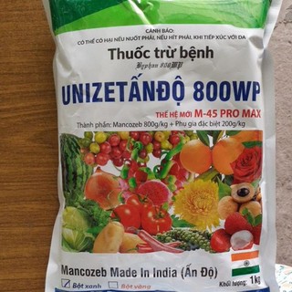 MANCOZEB 800WP XANH hiệu quả với nhiều loại nấm,bổ sing Mn,Zn tạo màu xanh cho bộ lá