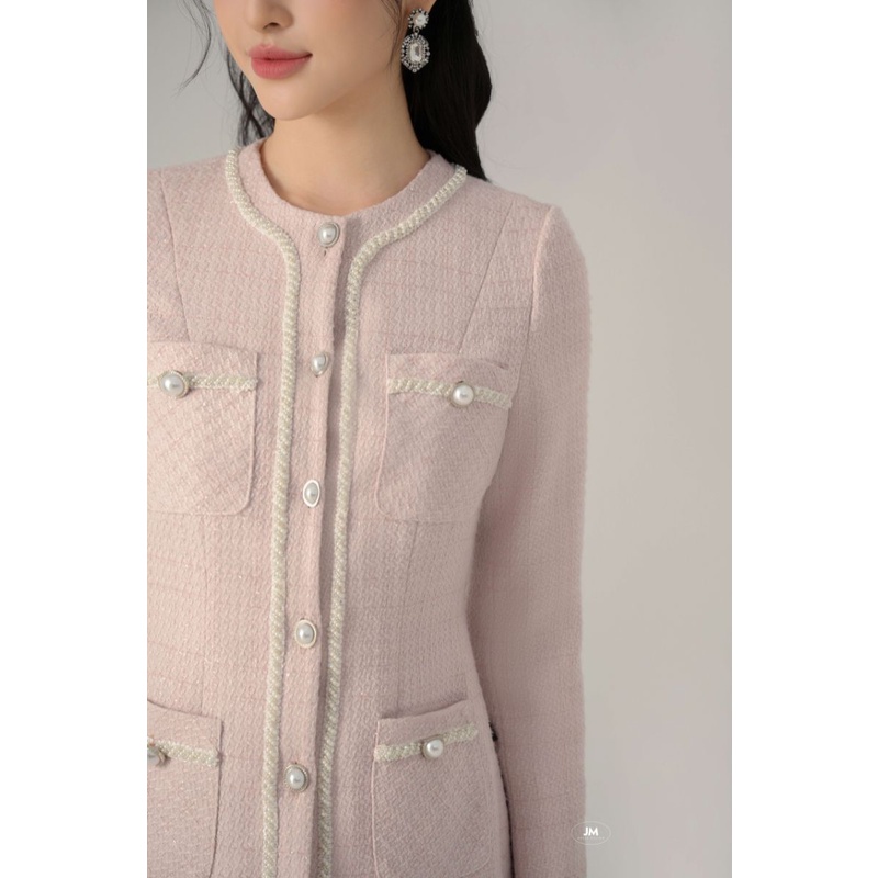 JM Dress Desgin - Áo Tweed đính ngọc 5T08.2210TW