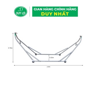 KHUNG VÕNG XẾP DUY LỢI THÉP CỠ ĐẠI - QUÀ TẶNG 10 MÓC ÁO