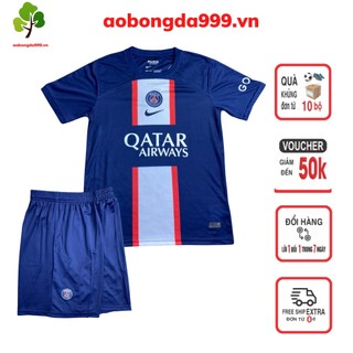 Quần áo đá bóng đá banh clb pari - Paris Saint Germain mẫu áo tập năm 2022 chất vải cao cấp - aobongda999.vn