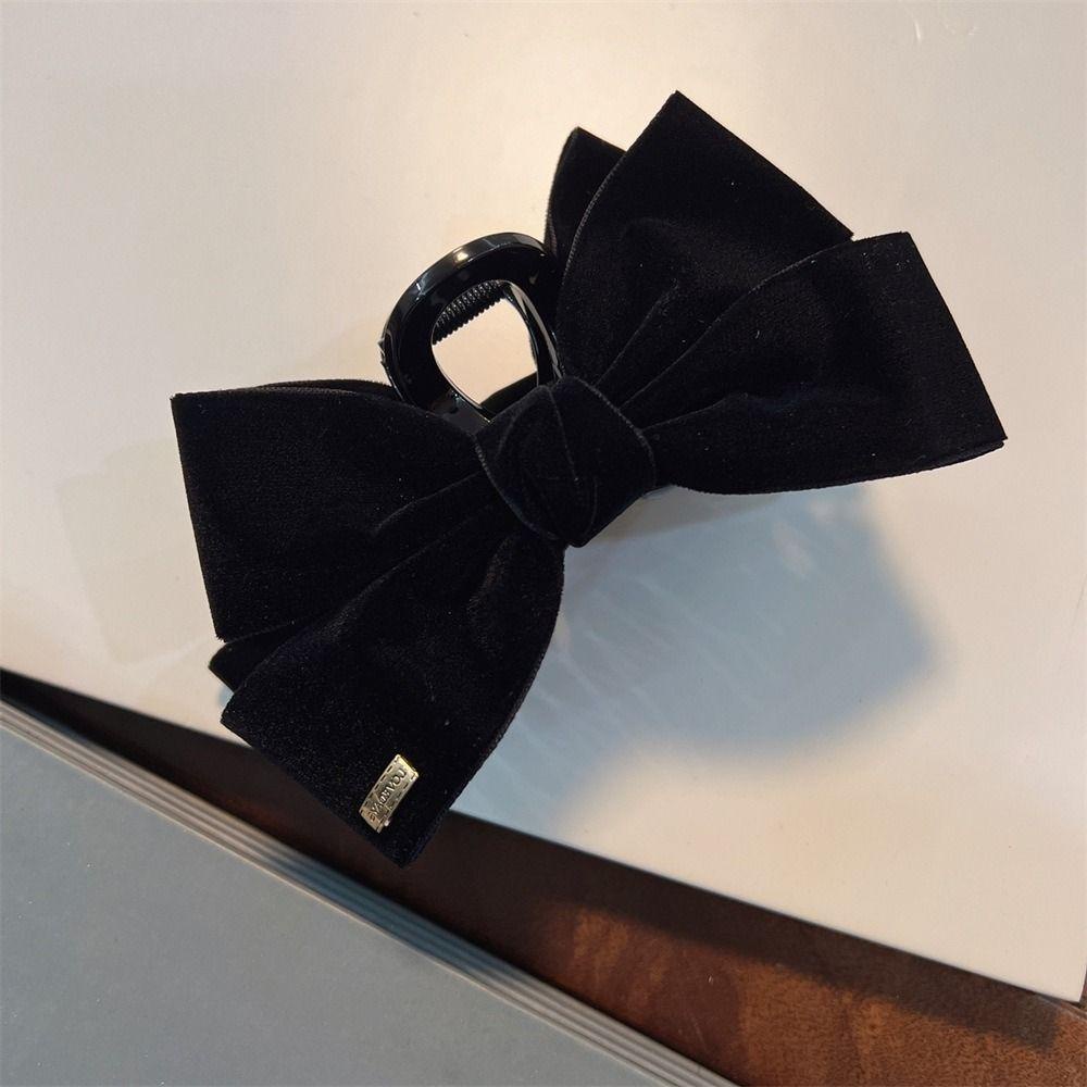 Kẹp Tóc Nơ Bằng Nhung Phong Cách Hàn Quốc Thời Trang Cho Nữ