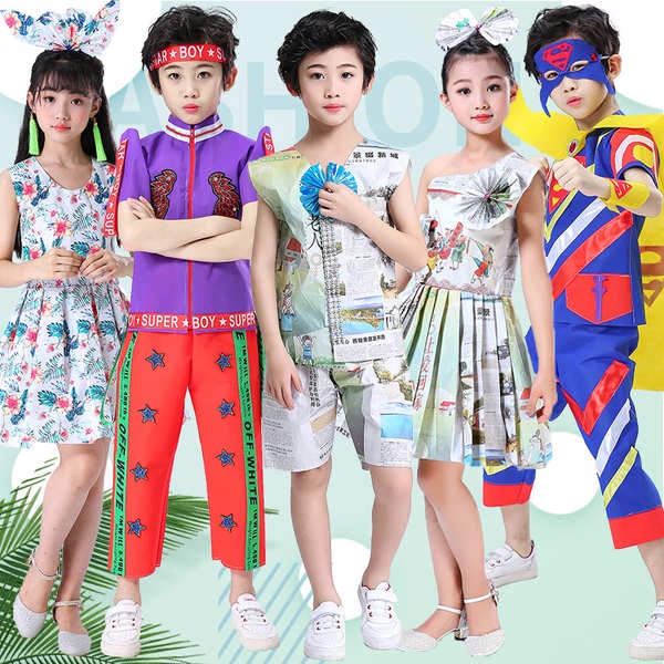 Trang Phục Biểu Diễn Sân Khấu Thân Thiện Với Môi Trường Bảo Vệ Môi Trường Thời Trang Cho Trẻ Mẫu | BigBuy360 - bigbuy360.vn