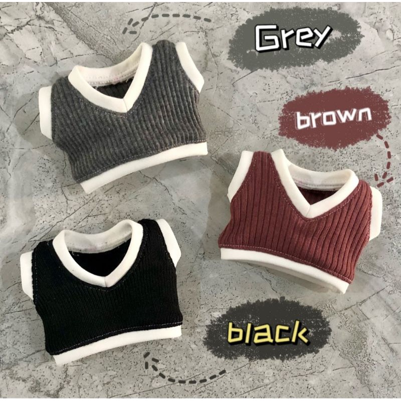 Áo gile cho búp bê