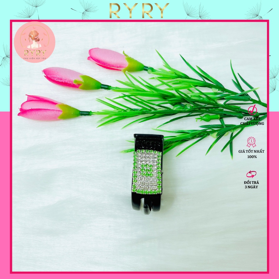 Kẹp Càng Cua 3 Răng Đính Đá Xinh Xắn Hàng Loại 1