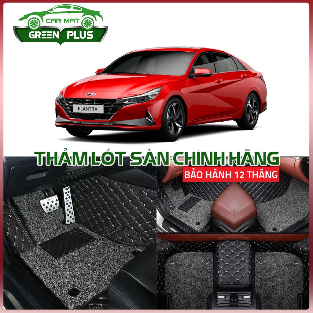 Thảm lót sàn ô tô 6D HYUNDAI ELANTRA 2023 chống nước, không mùi, phủ kín 90% sàn xe