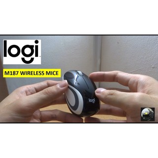 Chuột Mouse không dây LOGITECH M187 Laser (1xAAA, Công tắc)