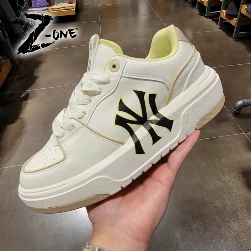 Giày Sneakers MLB NY Thời Trang Cá Tính Trẻ Trung Cho Nam Nữ