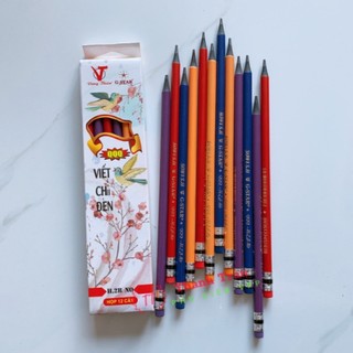 Hộp 12 cây viết chì đen ngòi h2b gstar qqq