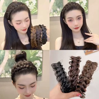  Thời Trang Băng Đô Cài Tóc Giả Thắt Bím Phong Cách Hàn Quốc Cho Nữ 
