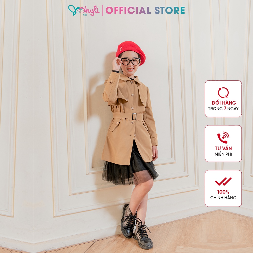 Áo Trench Coat JOOKYLI bé gái 45G1025
