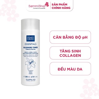 Nước cân bằng dưỡng ẩm Martiderm Essentials Blooming Toner 200ml