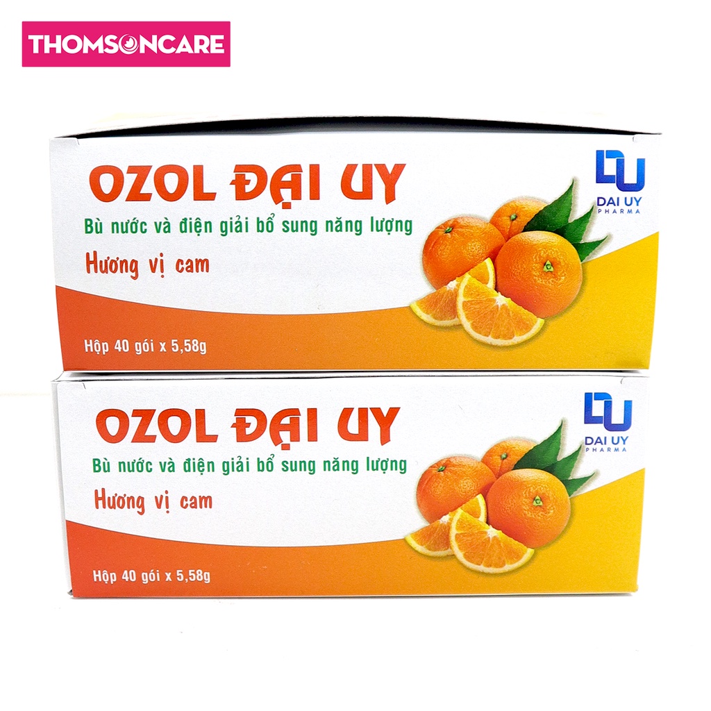 Ozol Đại Uy Bù nước và chất điện giải cho cơ thể - Hộp 40 Gói