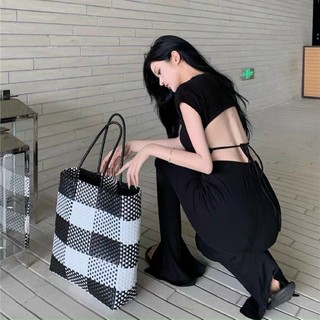 Áo croptop trơn basic cột nơ sau - Z7N