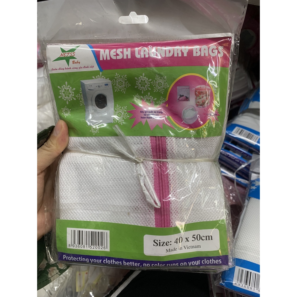 Túi giặt lưới 60*60cm Daiso xuất Nhật