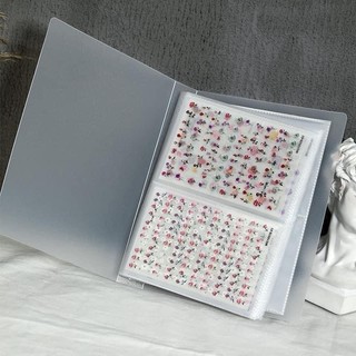 Sổ đựng sticker nail hình dán móng tay