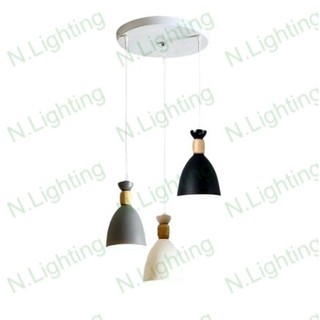 { Giá tốt -  Chất lượng} Bộ 3 đèn thả Decor trang trí bàn ăn phòng khách hiện đại (giá gồm bóng đèn)