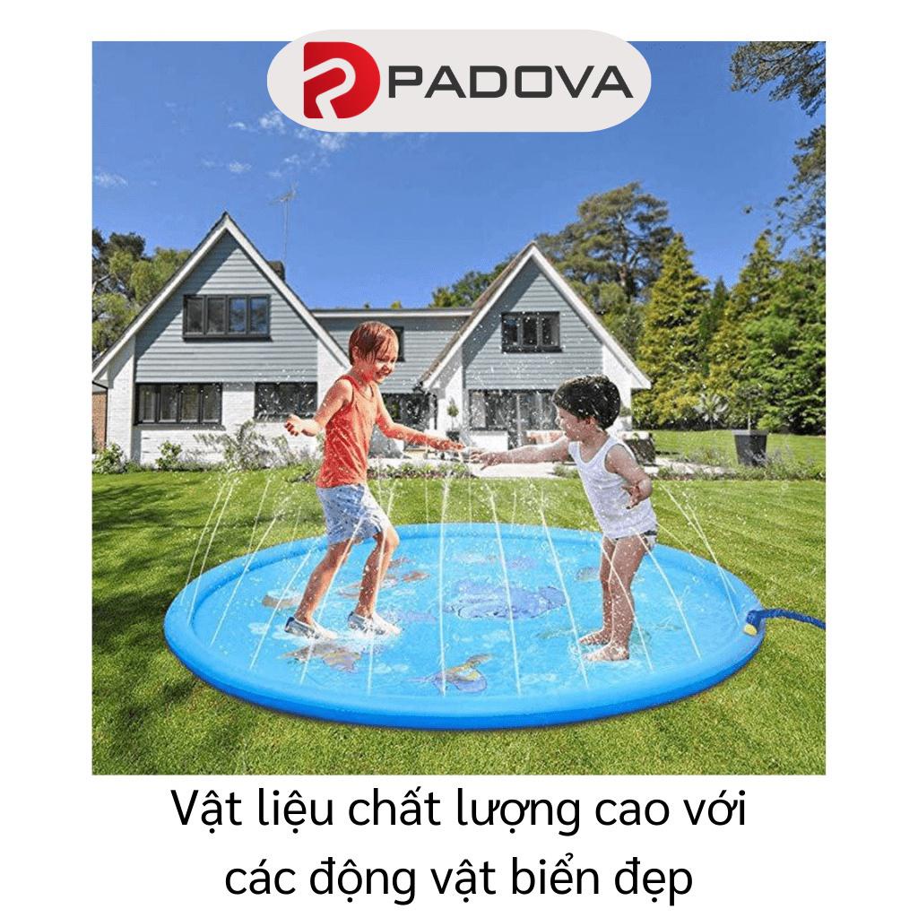 Bể Bơi, Thảm Phun Nước 170cm Loại Dày Cho Bé Vui Chơi PADOVA 9383