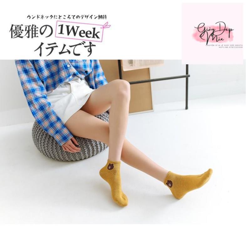 Set 8 Đôi Tất Gấu Brown .:))