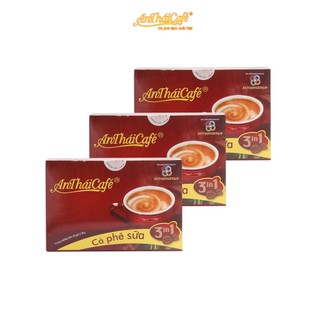 Combo 03 hộp cà phê sữa antháicafé 3 trong 1