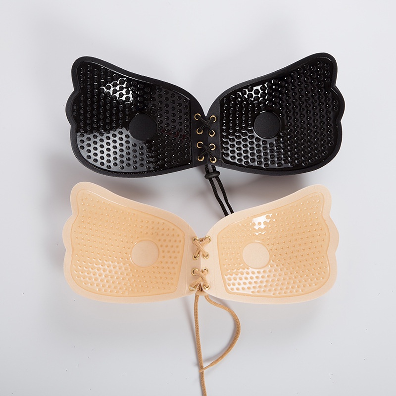 Áo dán ngực dây rút nâng ngực tạo khe , Miếng dán ngực cánh tiên siêu dính thiết kế thời trang mã PK-A04