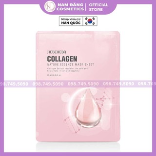 Mặt Nạ Phục Hồi Da Chiết Xuất Từ Collagen Hebeheba Natural Essence Mask Sheet 250ml