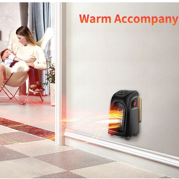 Quạt Sưởi Ấm Handy Heater Tiết Kiệm Điện Có Hẹn Giờ Fan Heater Electric Home Mini 220V
