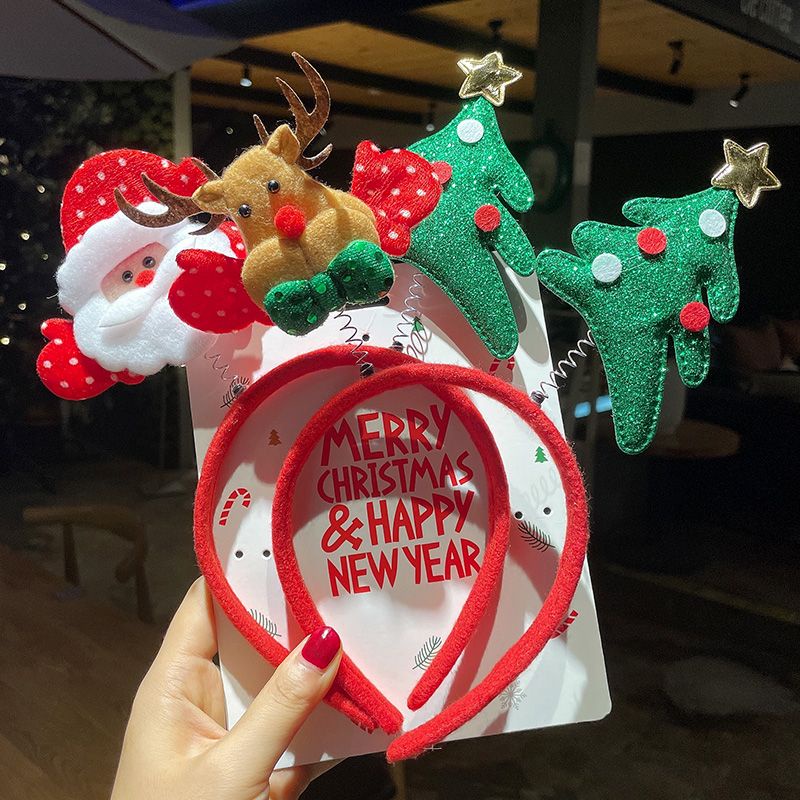 Băng Đô Cài Tóc Hình Sừng Hươu Phát Sáng Phong Cách Mori Hàn Quốc