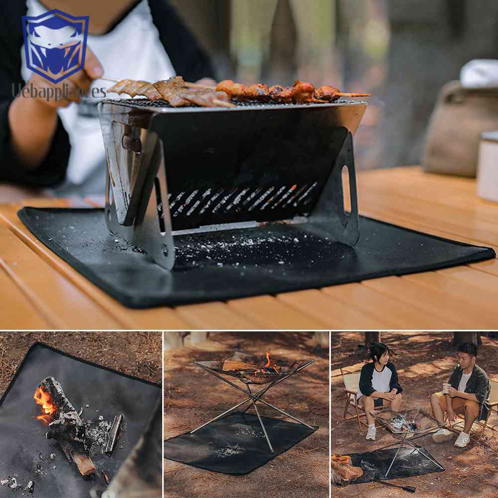 Tấm Trải Cách Nhiệt Chống Cháy Cho Lò Nướng BBQ