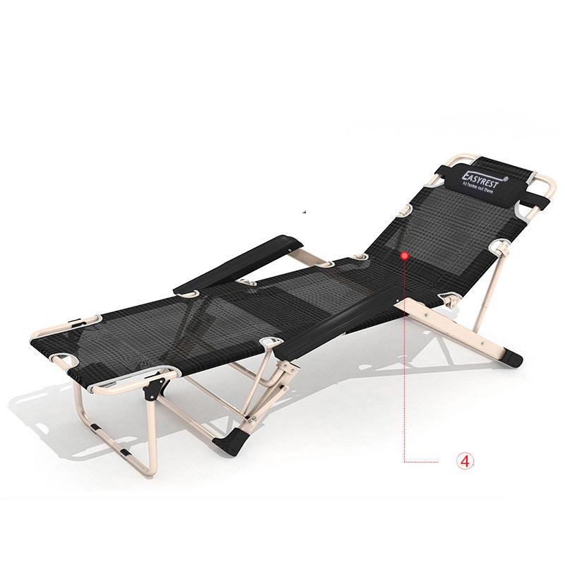 Ghế xếp thư giãn , ngủ trưa gấp gọn kèm đệm 3D 185cm - Ghế/giường xếp đa năng
