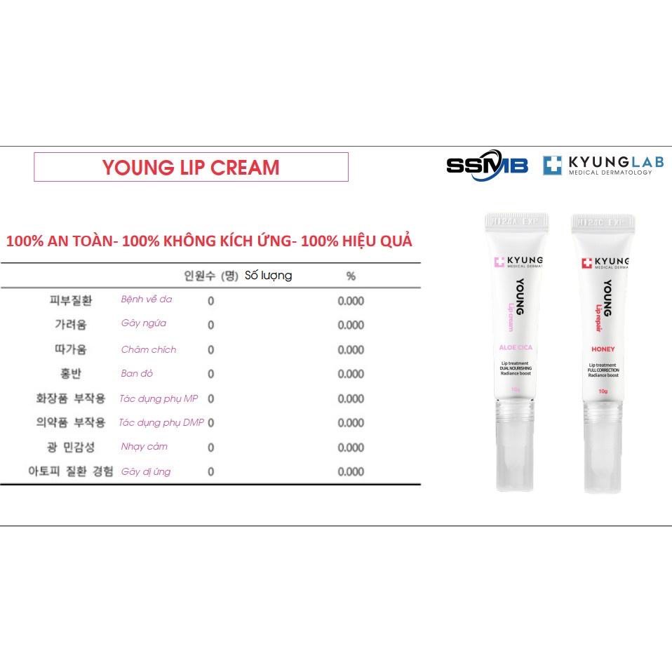 Son Kyunglab chính hãng son dưỡng cấp ẩm môi căng mịn Young Lip Cream và son treatment Young Lip Repair cho môi hư tổn