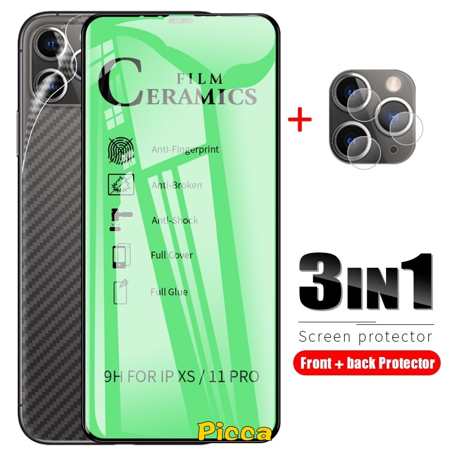 Miếng Dán Cường Lực Bảo Vệ Camera Trước Sau 3 Trong 1 Cho Samsung A23 5G A20s A20 A30 A10 A10s A51 A71 A11 A02s A22 5G A03s A03 A04 A33 A53 Kính
