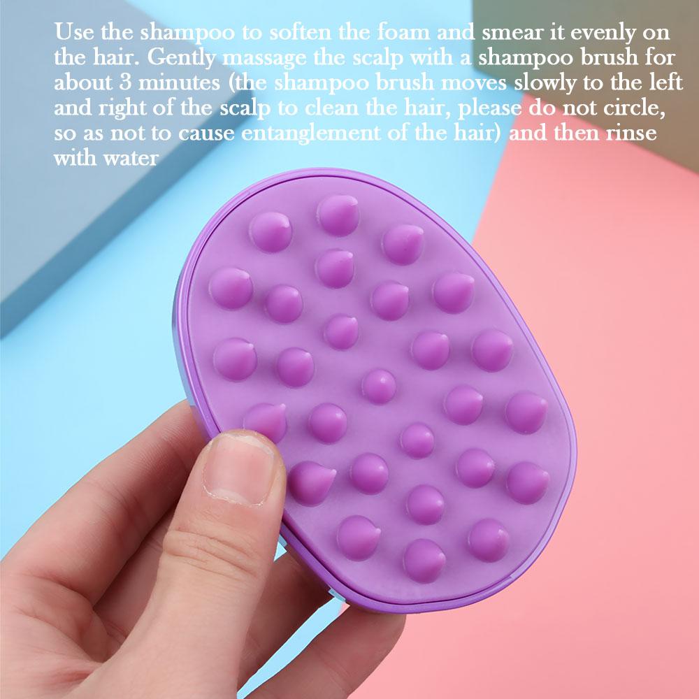 BSUNS Bàn Chải Gội Đầu Massage Kích Thích Mọc Tóc Ướt Và Khô Thời Trang