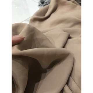 Vải lụa hàn màu da mềm rũ dày vừa giá 1m&
