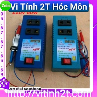 Bộ Chuyển Điện Inverter 12V Ra 220V Công Suất 60W, thiết bị biến điện 12v ra 220v 60w