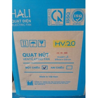 Quạt Hút Tường HV20 HALI