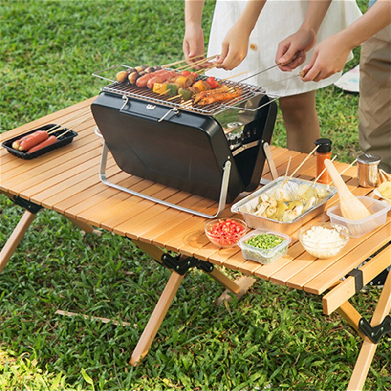 Bếp nướng dã ngoại xếp gọn Portable Outdoor BBQ Grill Patio Camping